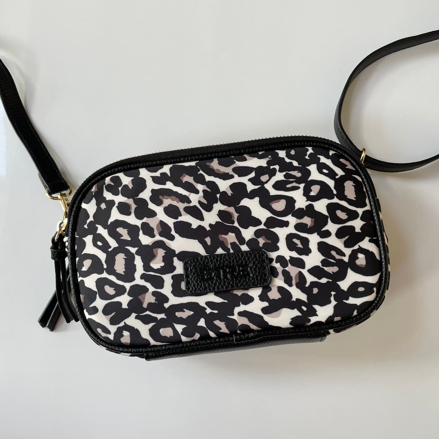 Leopard Print Bag Nylon/PU