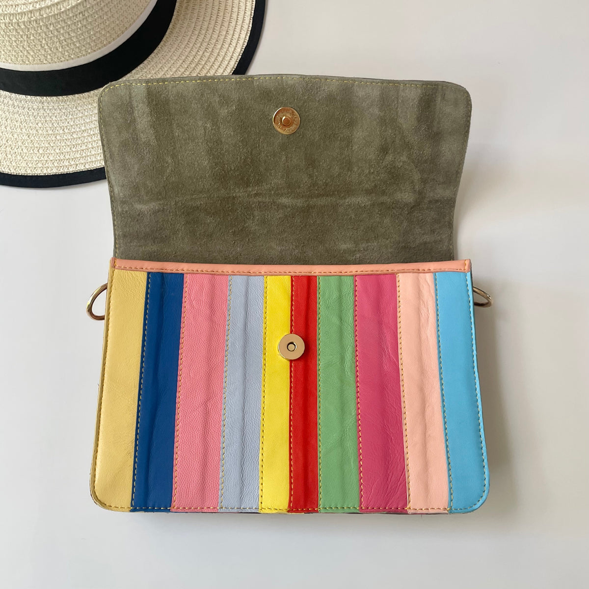 OUTLET Nephele Luna Bag Unique Handmade Recycled Sustainable Leather