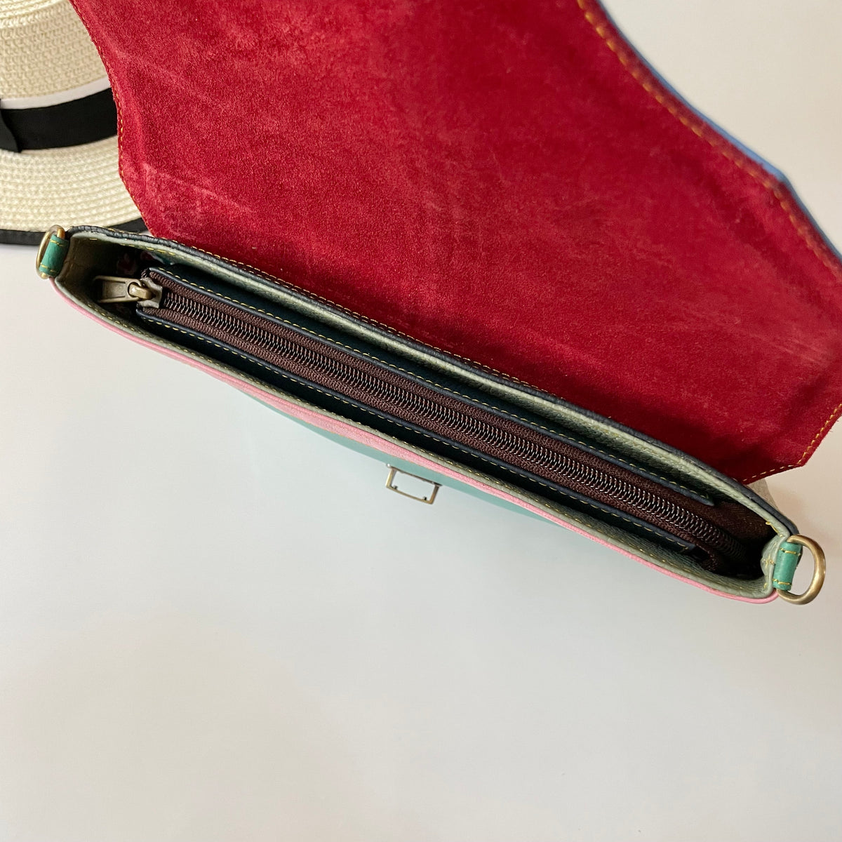 OUTLET Nephele Hattie Bag Unique Handmade Recycled Sustainable Leather