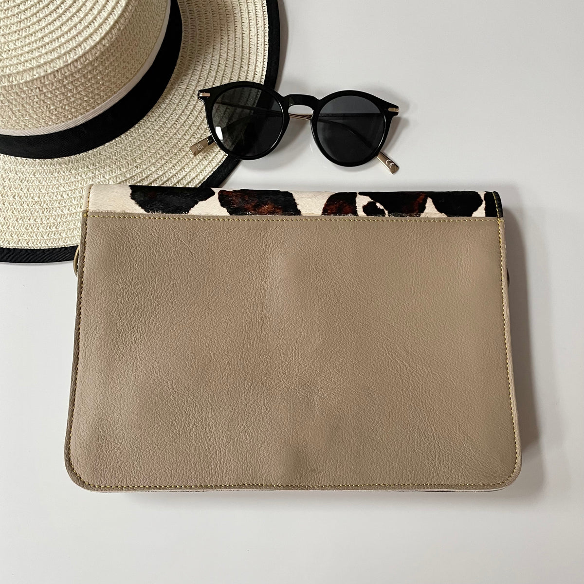 OUTLET Nephele Blanche Bag Unique Handmade Recycled Sustainable Leather