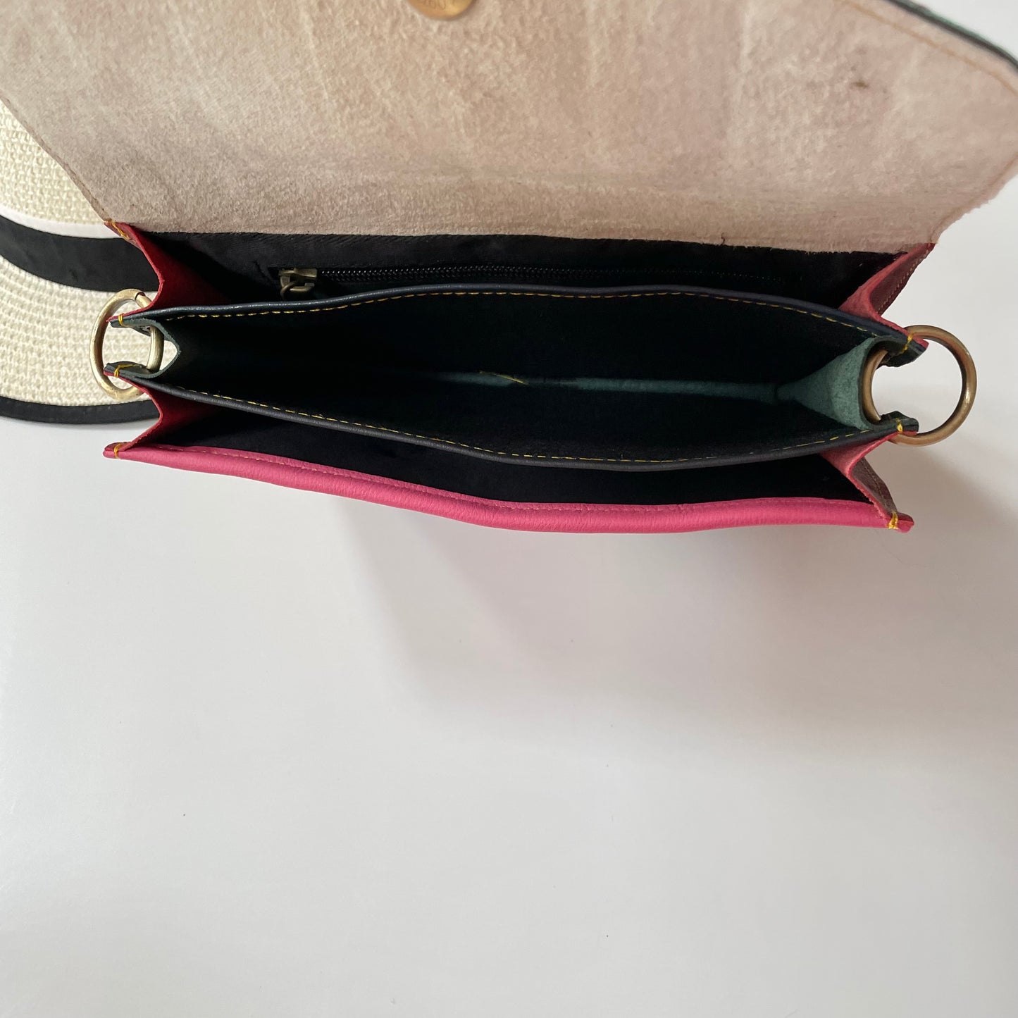 OUTLET Nephele Lucy Bag Unique Handmade Recycled Sustainable Leather Rainbow