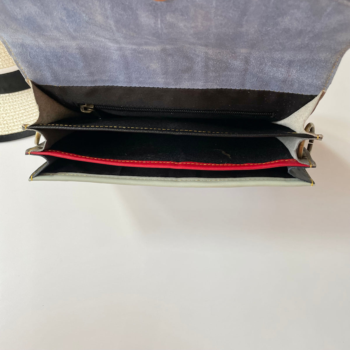 OUTLET Nephele Lulu Bag Unique Handmade Recycled Sustainable Leather Rainbow