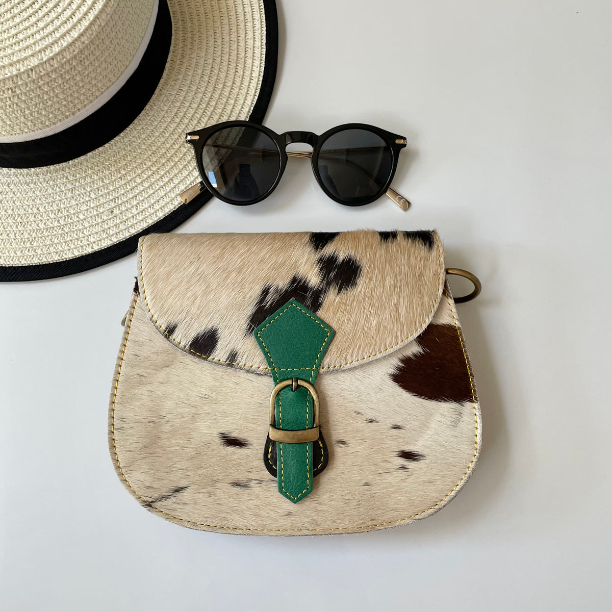 NEW Nephele Tallulah Full Print Bags Unique Handmade Upcycled Sustainable Leather
