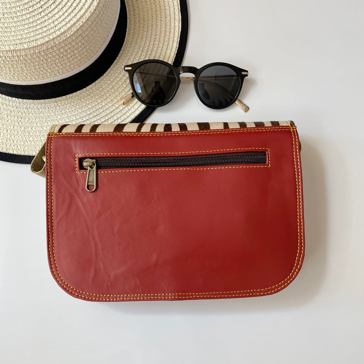 OUTLET Nephele Belle Bag Unique Handmade Recycled Sustainable Leather