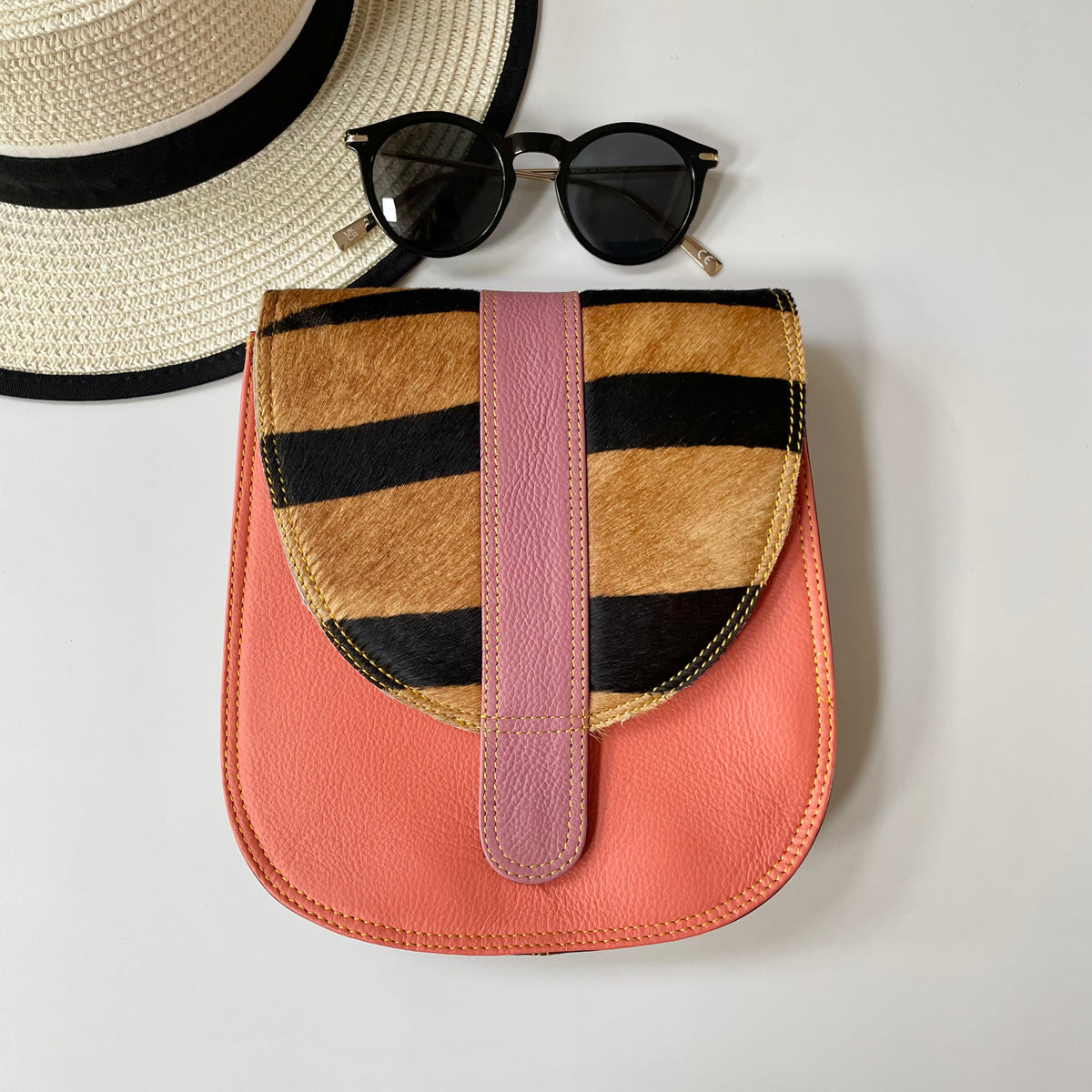 OUTLET Nephele Margot Bag Unique Handmade Recycled Sustainable Leather