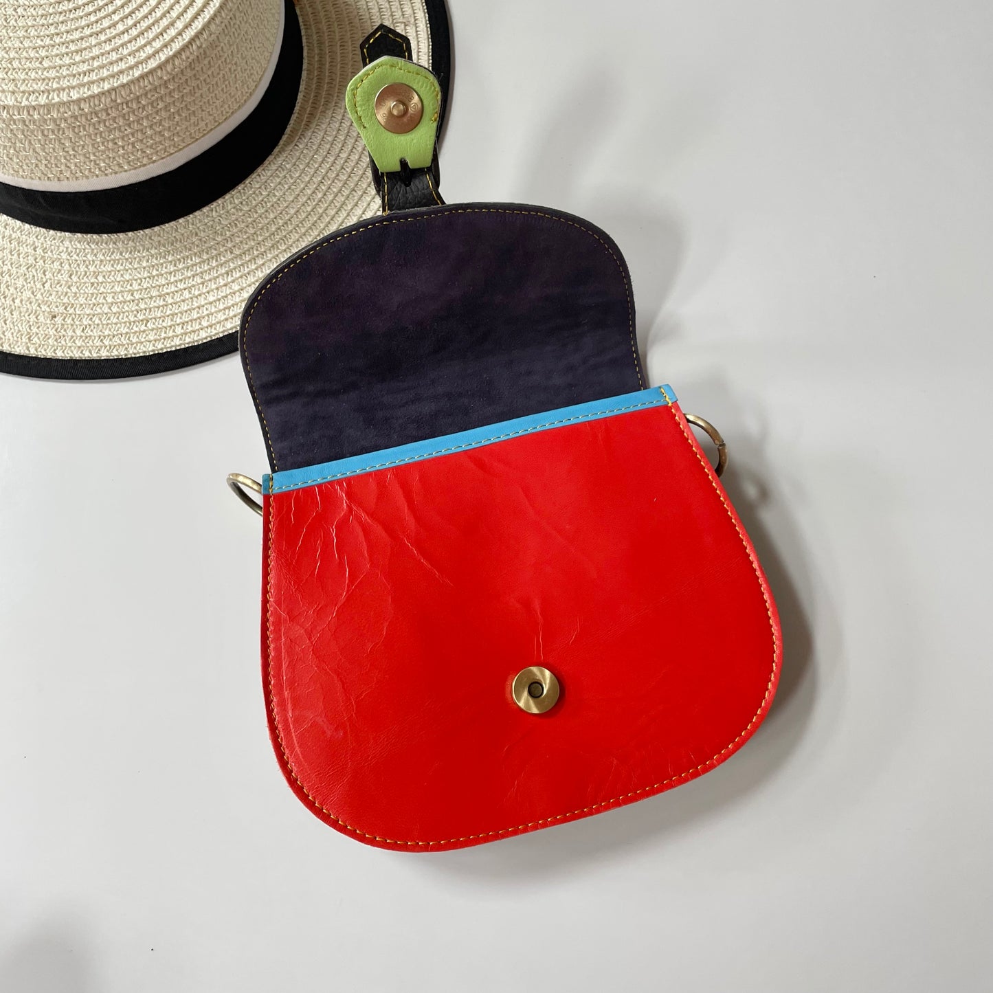 OUTLET Nephele Tallulah Bag Unique Handmade Recycled Sustainable Leather