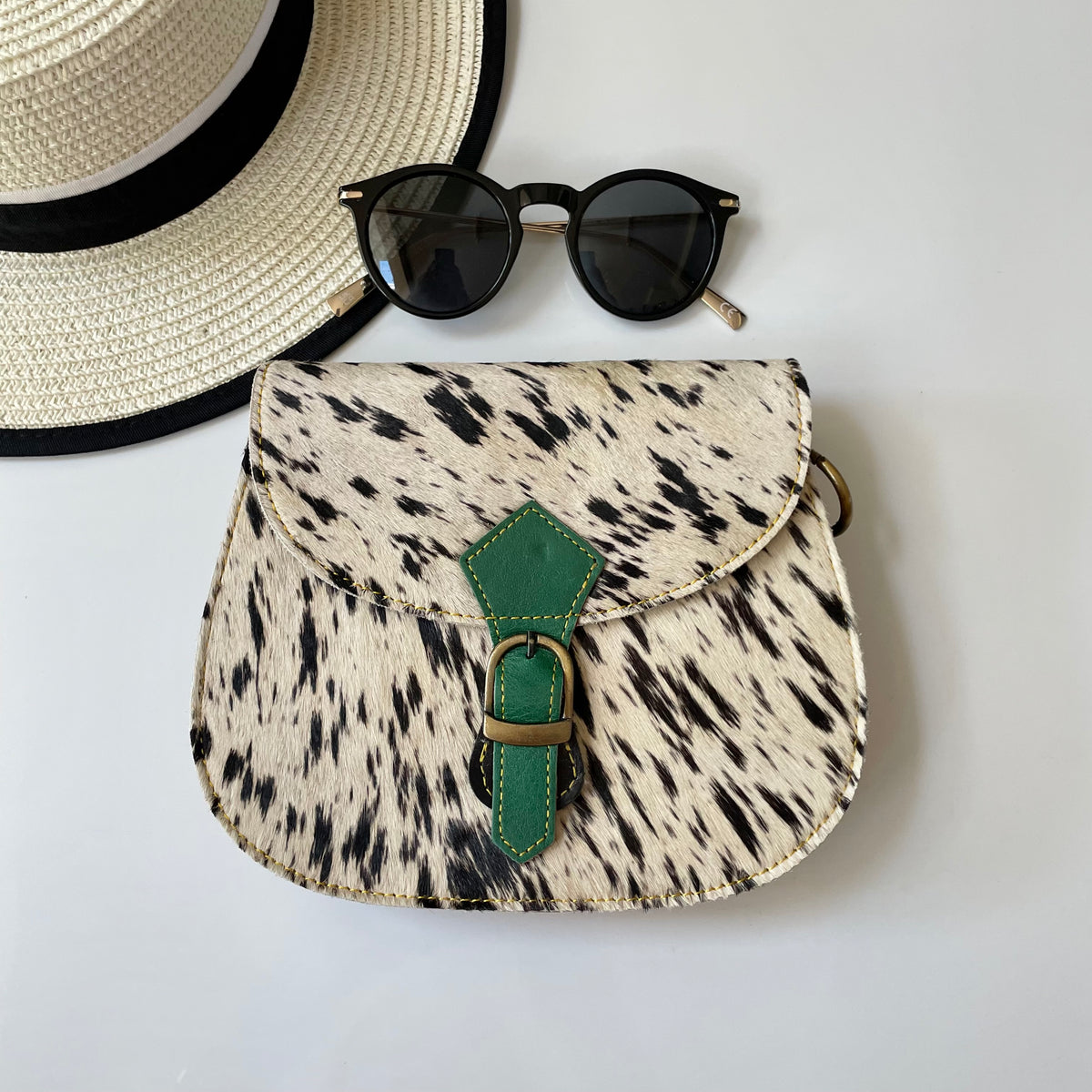 NEW Nephele Tallulah Full Print Bags Unique Handmade Upcycled Sustainable Leather