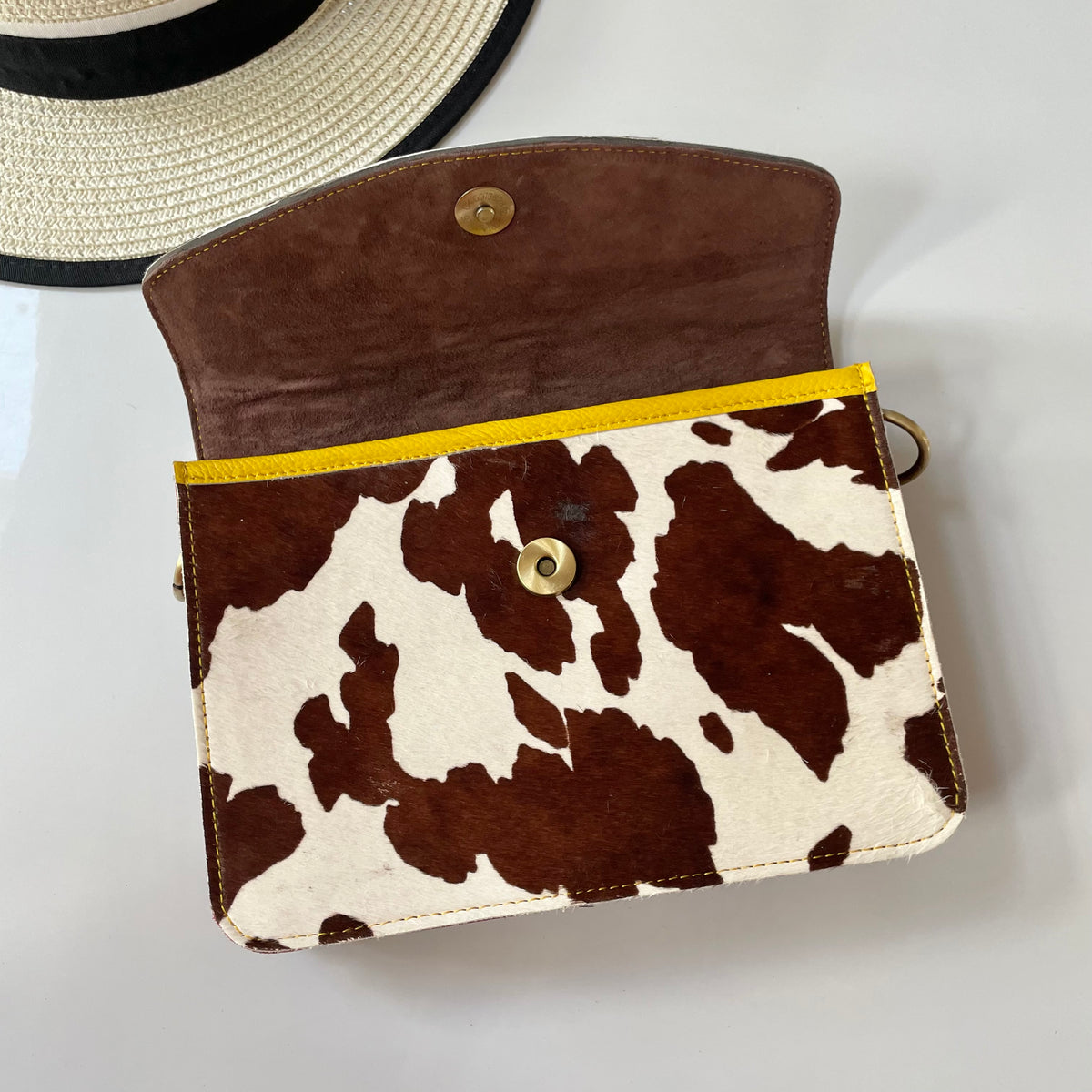 OUTLET Nephele Eadie Full Print Bag Unique Handmade Recycled Sustainable Leather