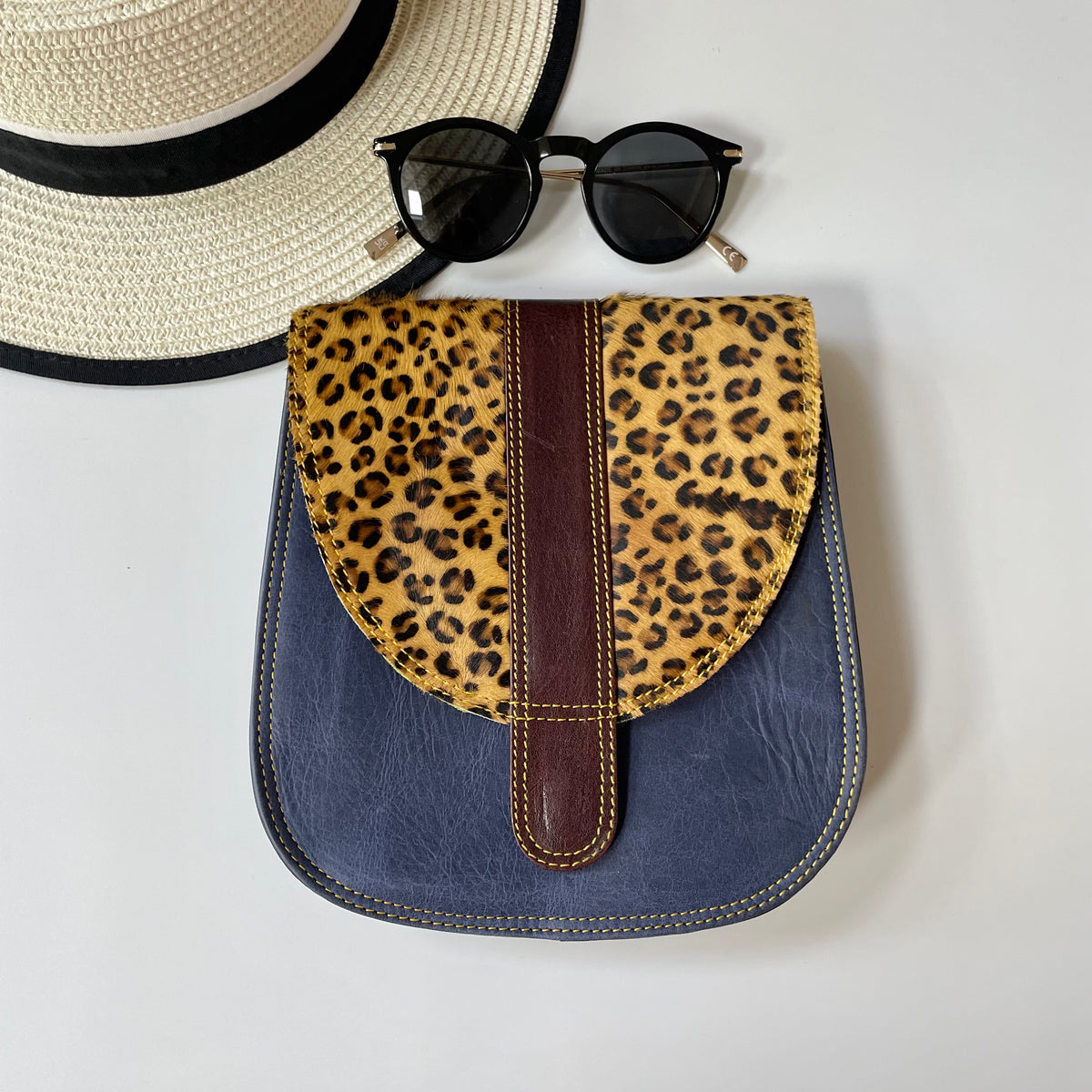OUTLET Nephele Margot Bag Unique Handmade Recycled Sustainable Leather