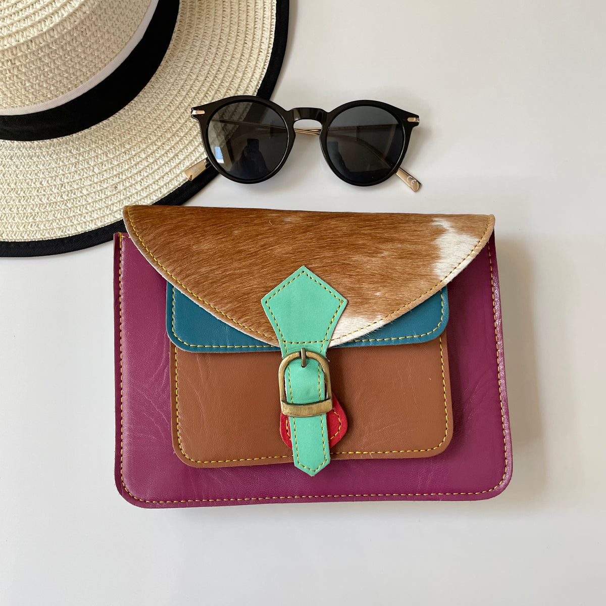 Nephele Dixie Bags Unique Handmade Upcycled Sustainable Leather