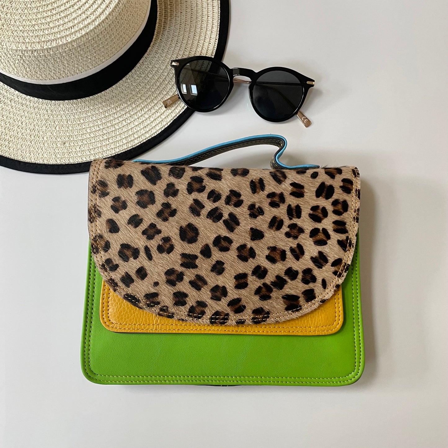 OUTLET Nephele Hana Bag Unique Handmade Recycled Sustainable Leather