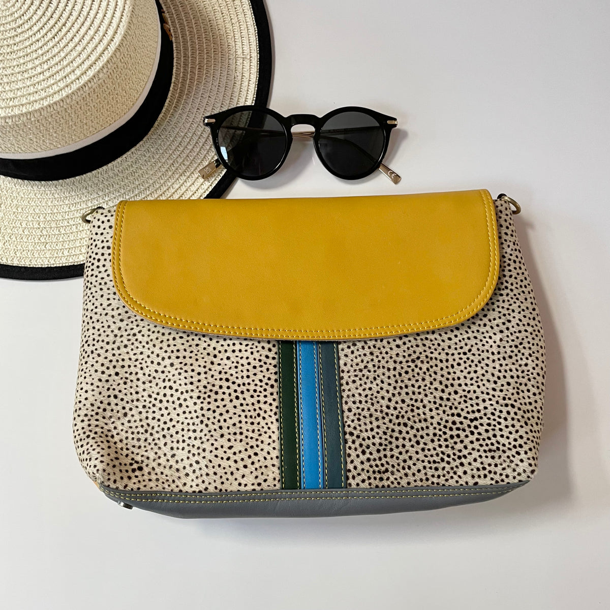 NEW Nephele Clara Bags Unique Handmade Recycled Leather