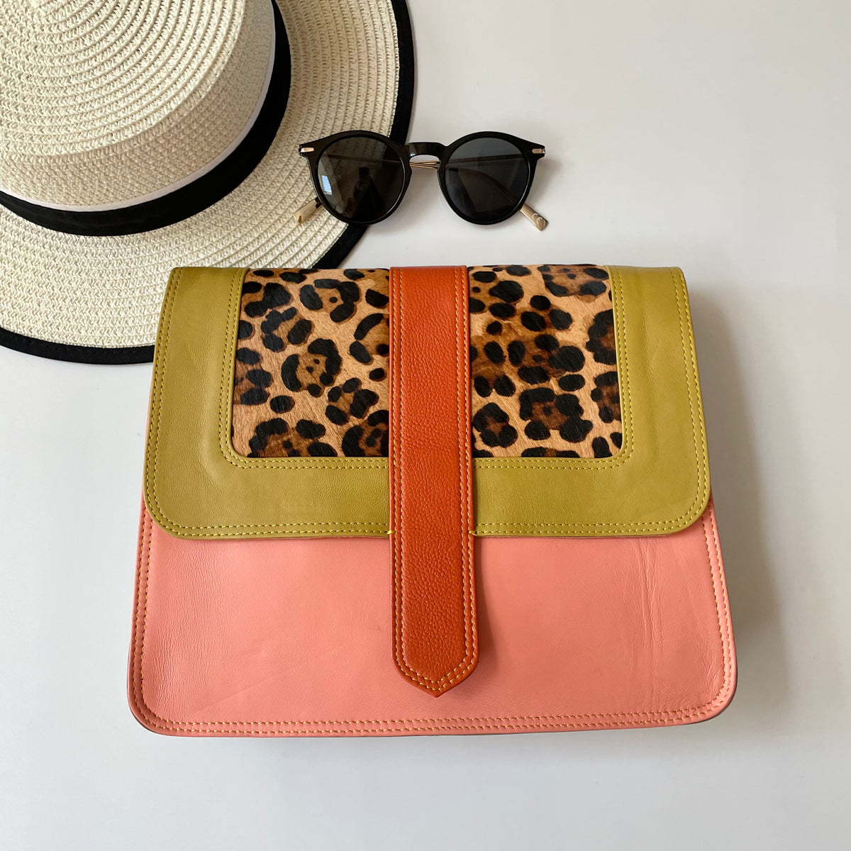 NEW Nephele Carli Bags Unique Handmade Recycled Leather