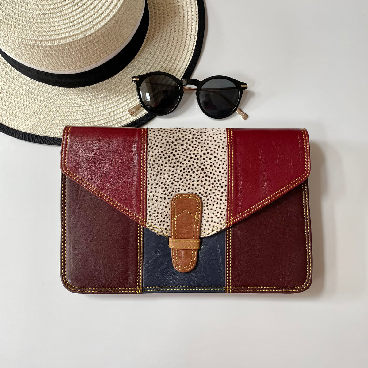 Nephele Mavis Bags Unique Handmade Upcycled Sustainable Leather