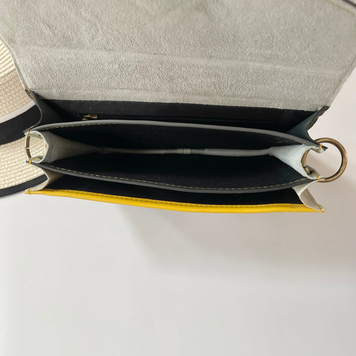OUTLET Nephele Nancy Full Print Bag Unique Handmade Recycled Sustainable Leather