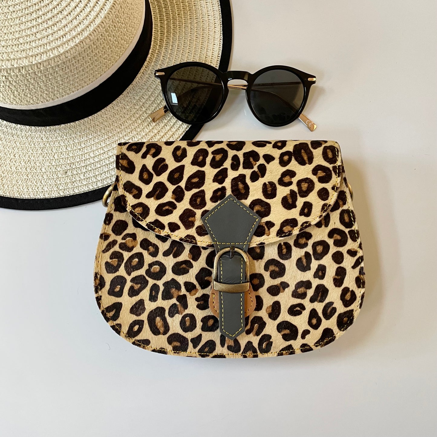 Nephele Tallulah Full Print Bags Unique Handmade Recycled Sustainable Upcycled Leather