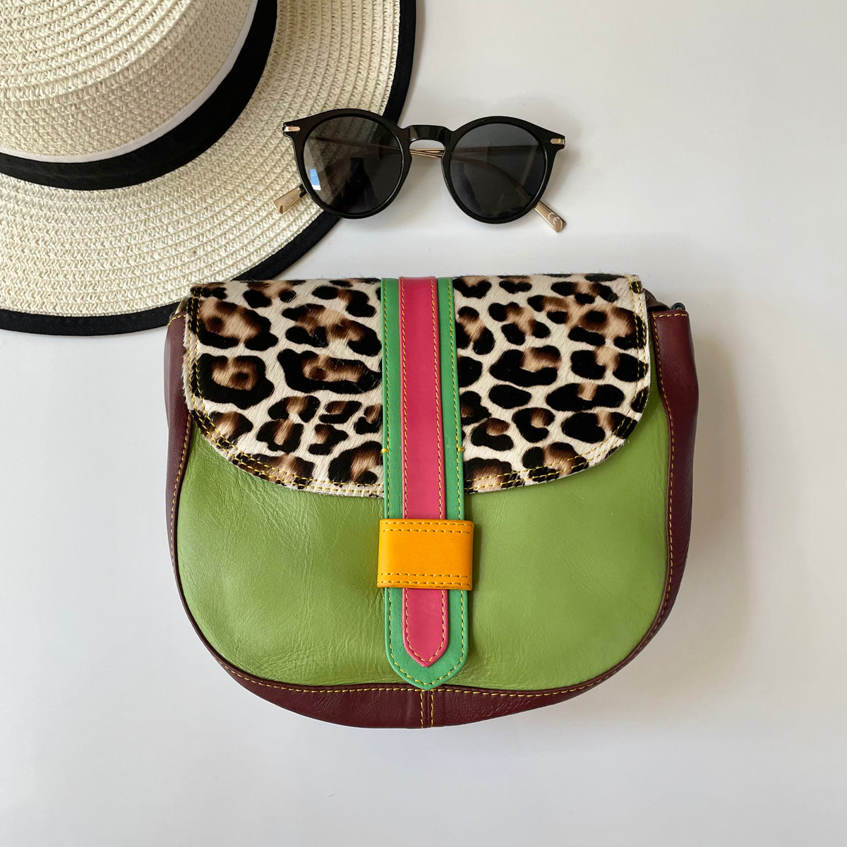 Nephele Dot Bags Unique Handmade Upcycled Sustainable Leather