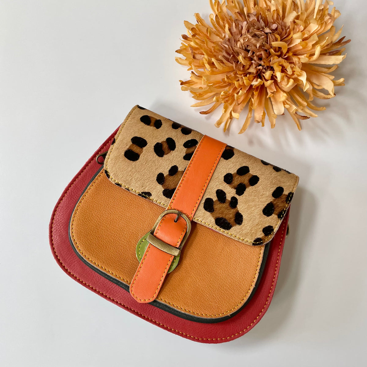 NEW Nephele Agnes Bags Unique Handmade Recycled Leather