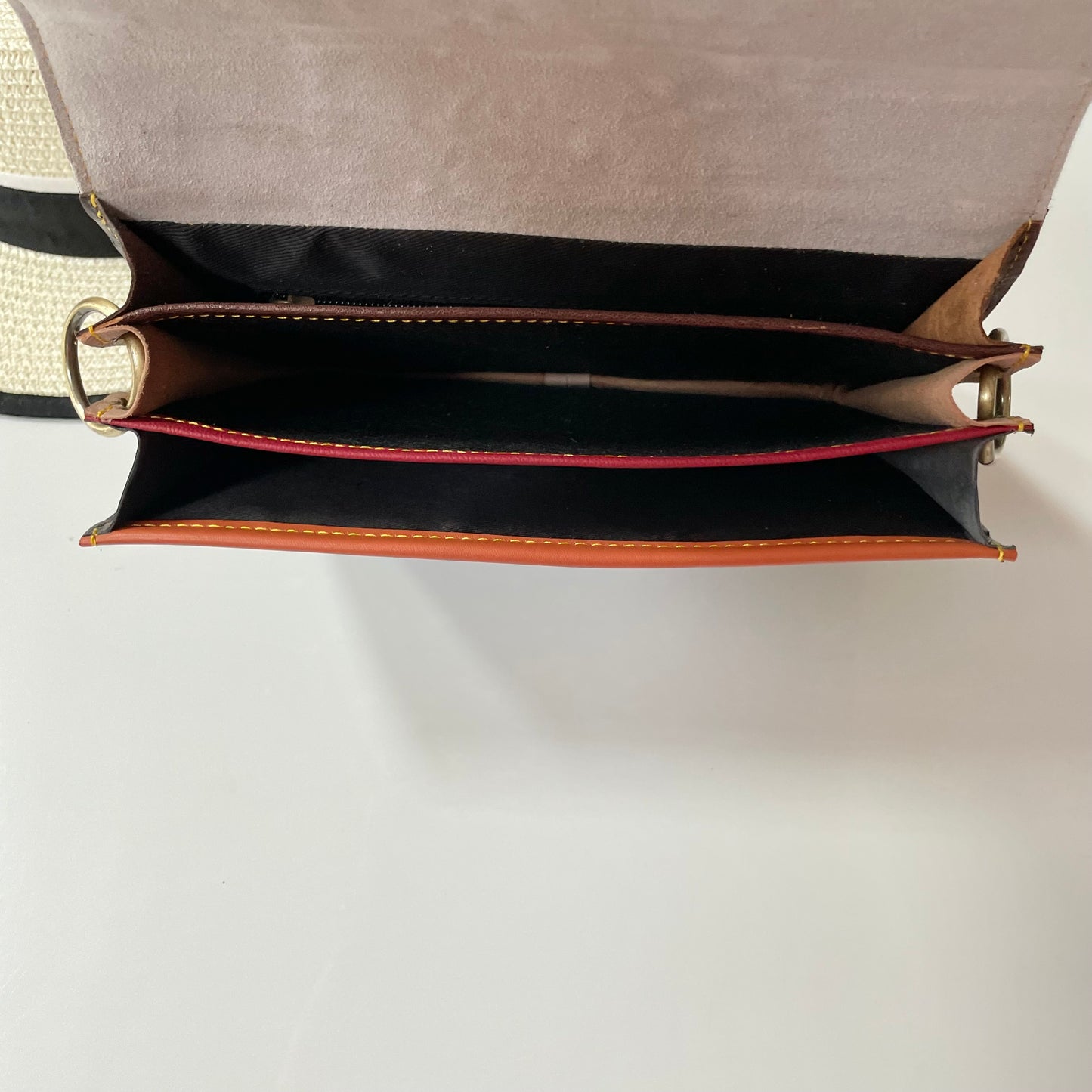 OUTLET Nephele Eadie Full Print Bag Unique Handmade Recycled Sustainable Leather