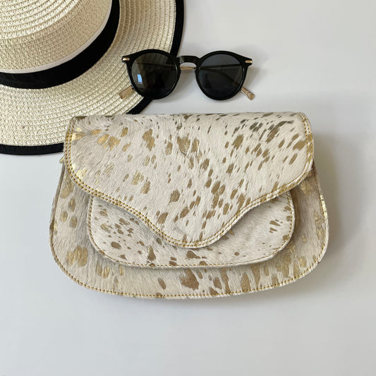 OUTLET Nephele Poppy Bag Unique Handmade Recycled Sustainable Leather