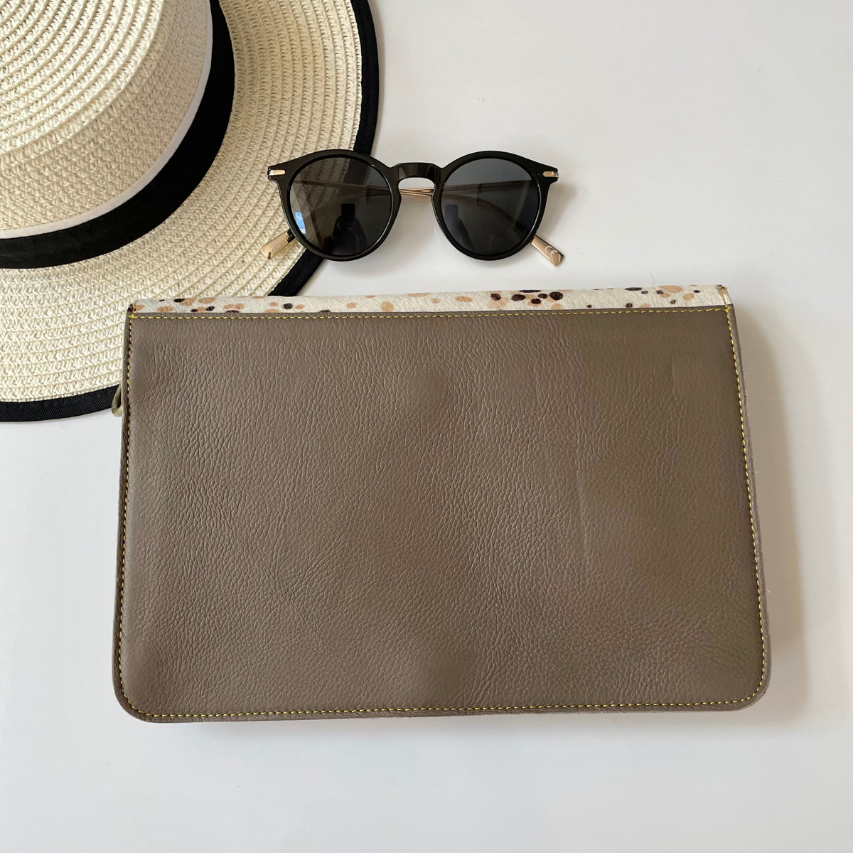 OUTLET Nephele Blanche Bag Unique Handmade Recycled Sustainable Leather