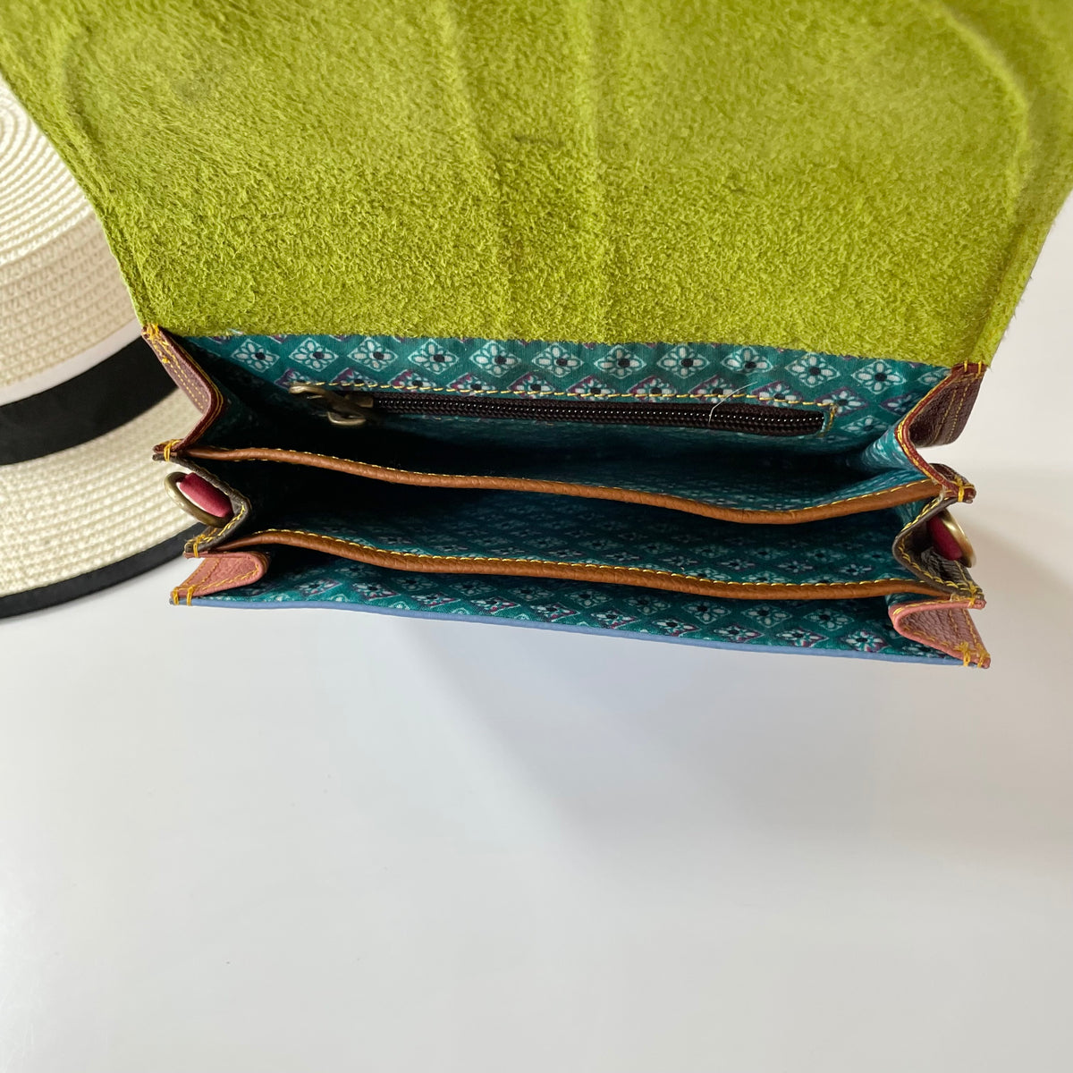 OUTLET Nephele Cecile Bag Unique Handmade Recycled Sustainable Leather