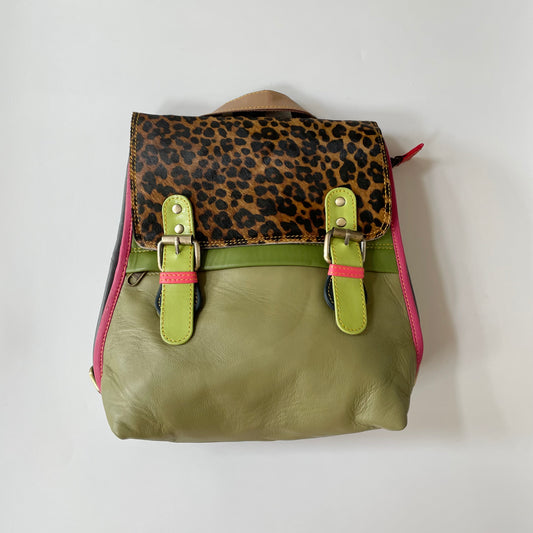 Nephele Sophie Backpack Unique Handmade Recycled Sustainable Upcycled Leather