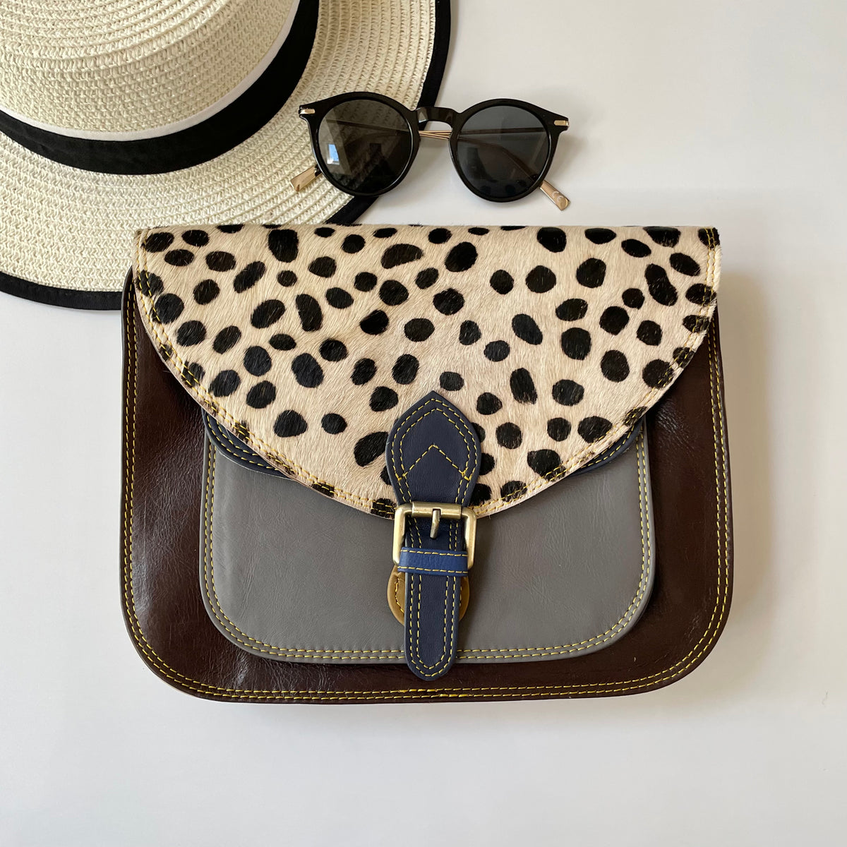 Nephele Libby Bags Unique Handmade Upcycled Sustainable Leather