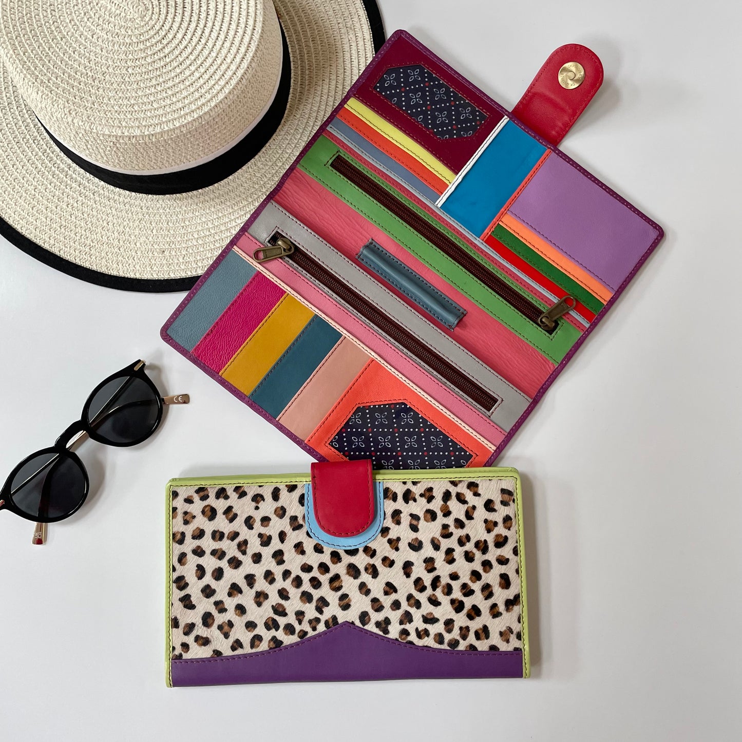 Nephele Eve Organiser Unique Handmade Recycled Sustainable Upcycled Leather