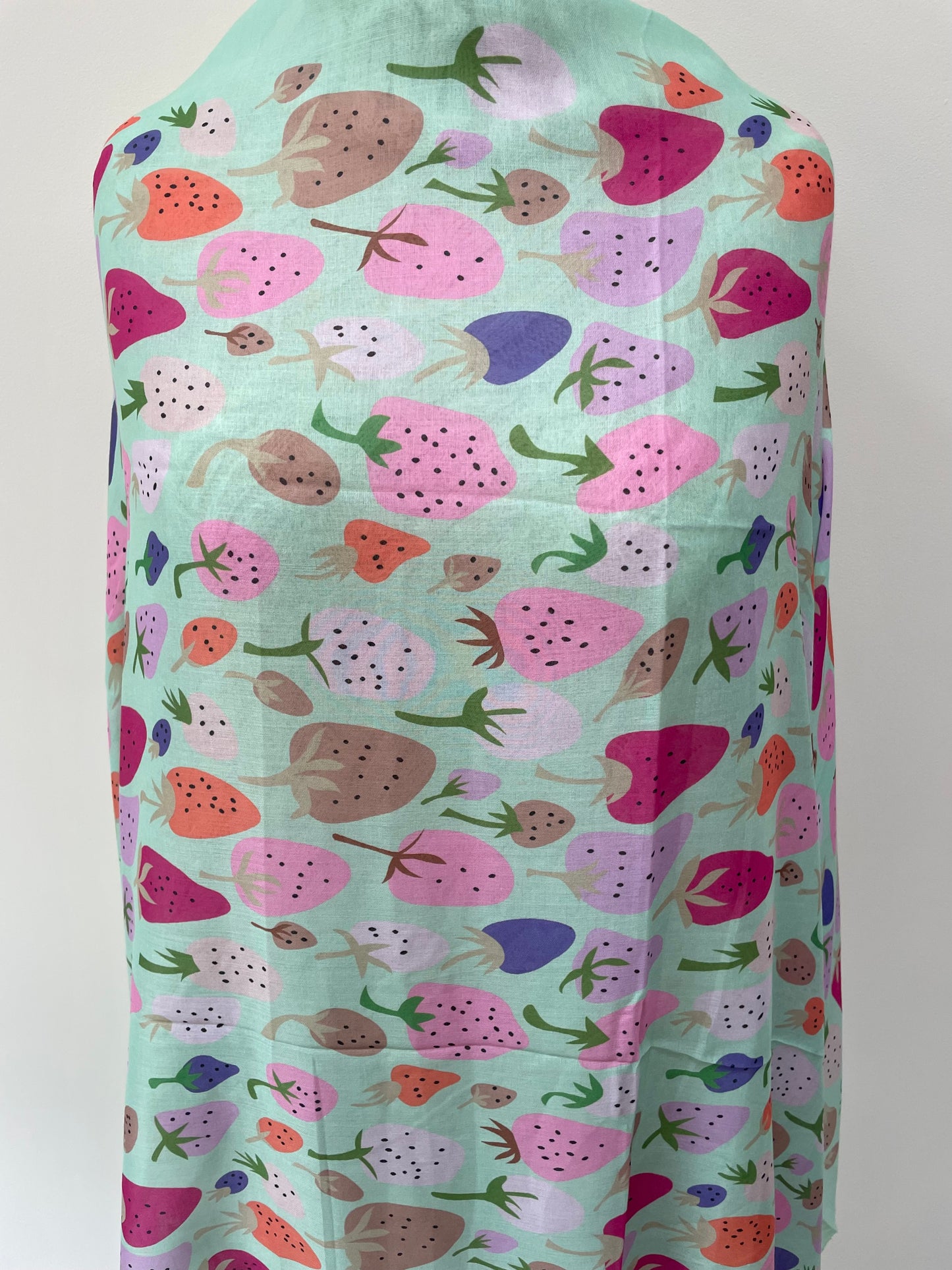 Mint Strawberry Scarf