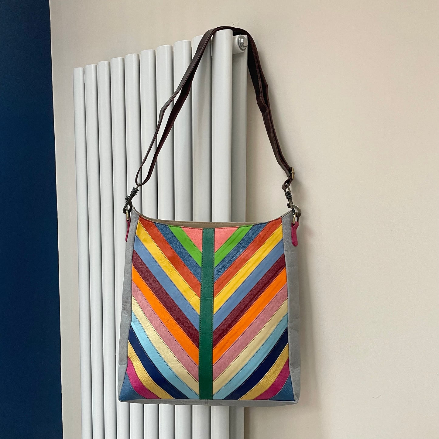 Nephele Joy Bags Unique Handmade Recycled Sustainable Leather Upcycled Rainbow