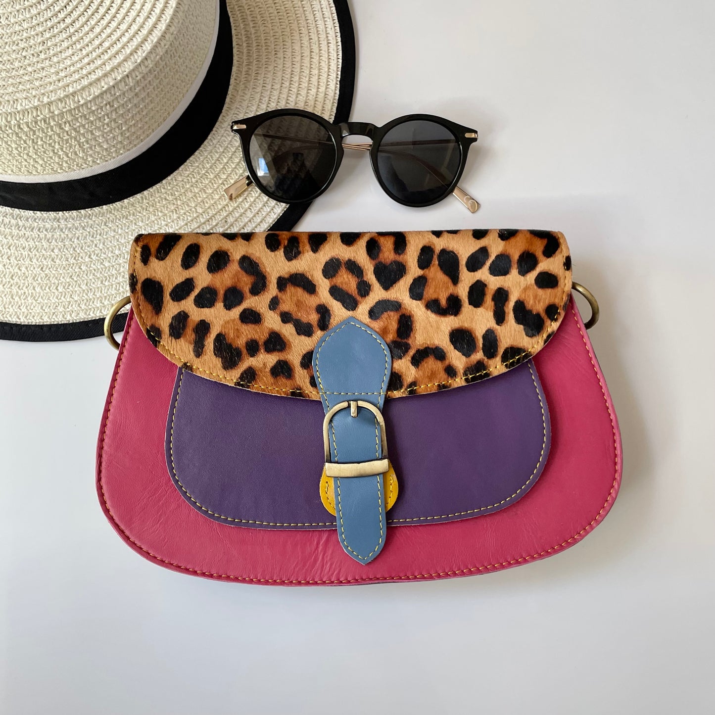 OUTLET Nephele Josephine Bag Unique Handmade Recycled Sustainable Leather
