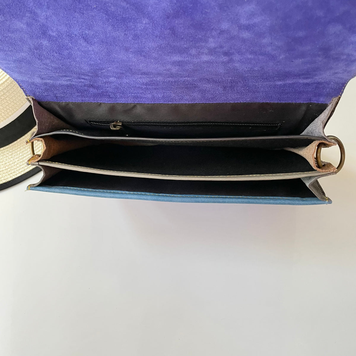 OUTLET Nephele Blanche Bag Unique Handmade Recycled Sustainable Leather
