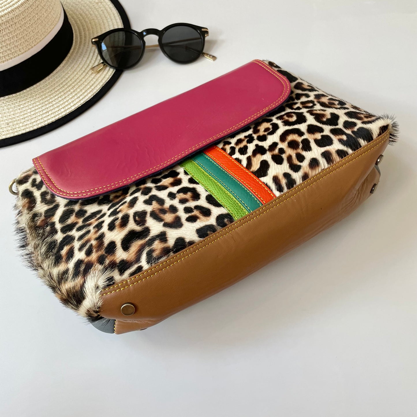 OUTLET Nephele Clara Bag Unique Handmade Recycled Sustainable Leather