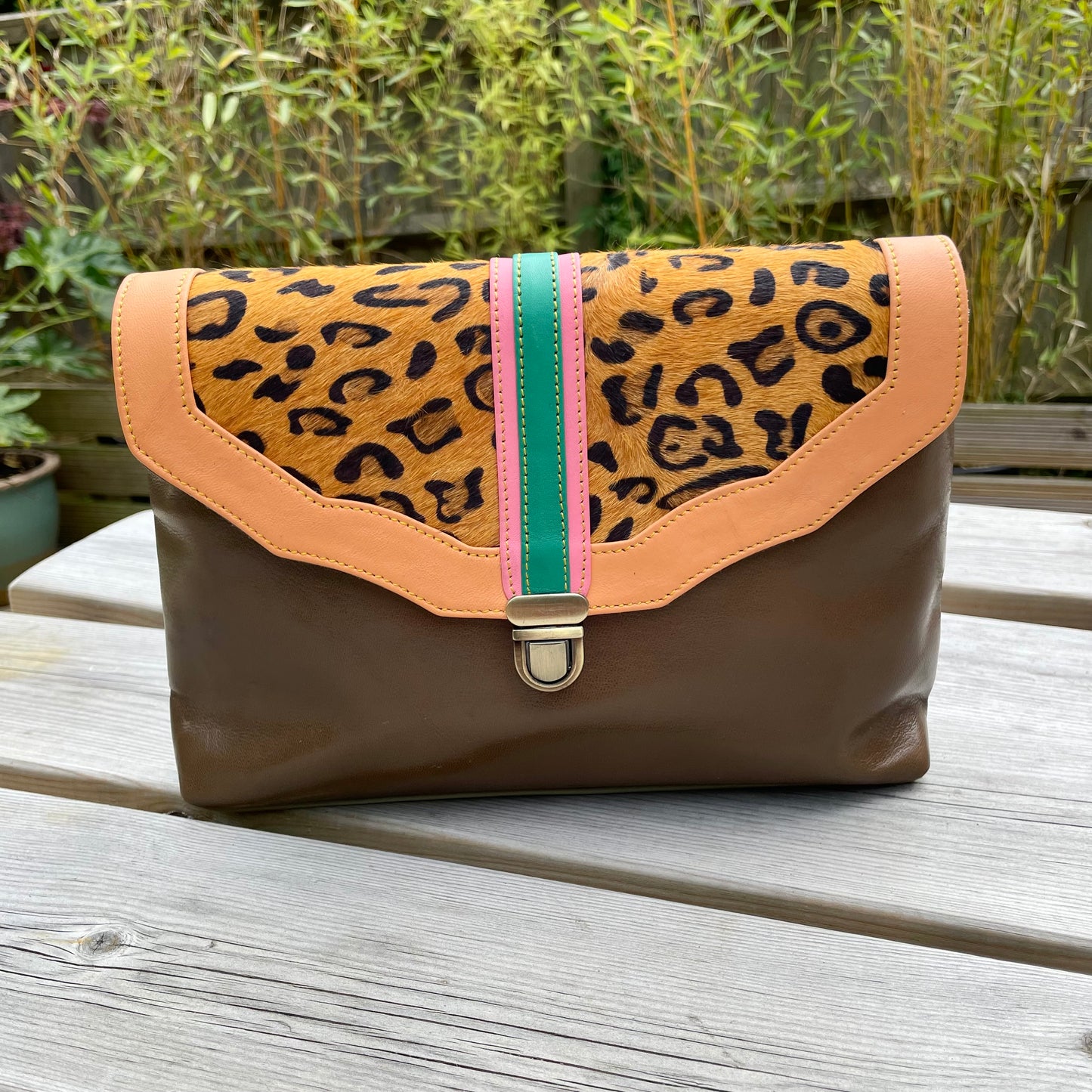 OUTLET Nephele Hattie Bag Unique Handmade Recycled Sustainable Leather