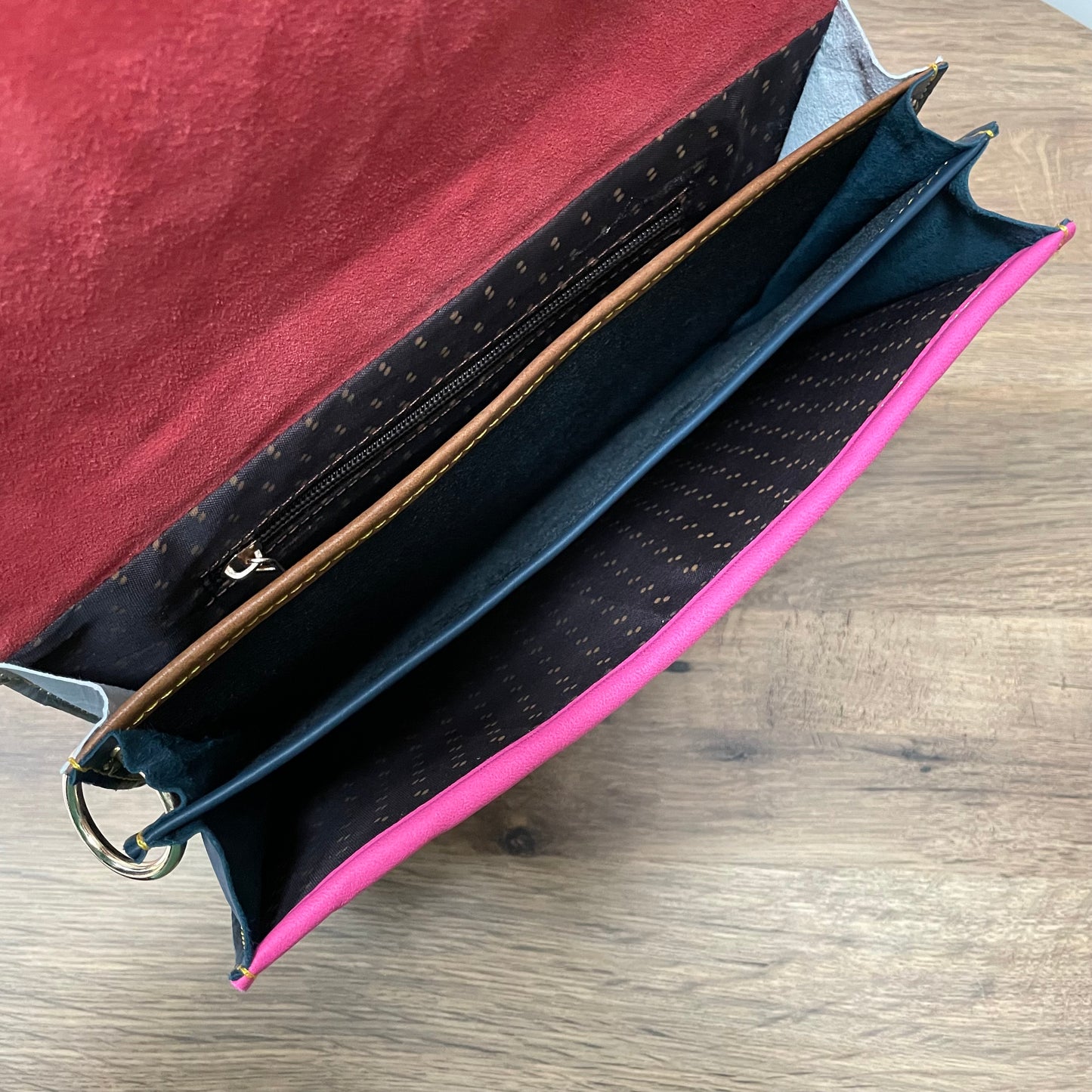 Nephele Luna Bags Unique Handmade Recycled Sustainable Upcycled Leather Rainbow