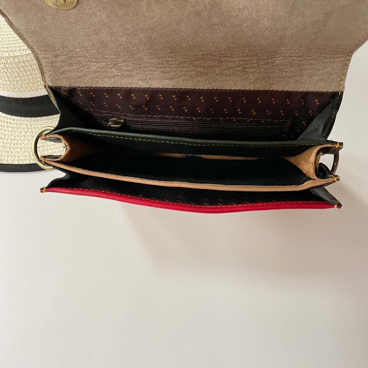 OUTLET Nephele Edna Bag Unique Handmade Recycled Sustainable Leather