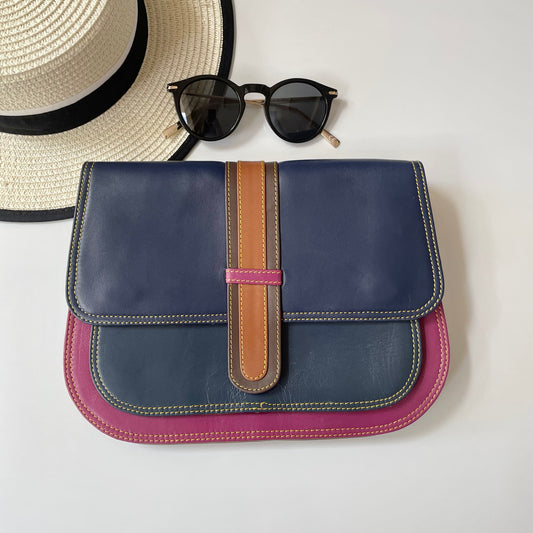 NEW Nephele Vanessa Bags Unique Handmade Recycled Leather