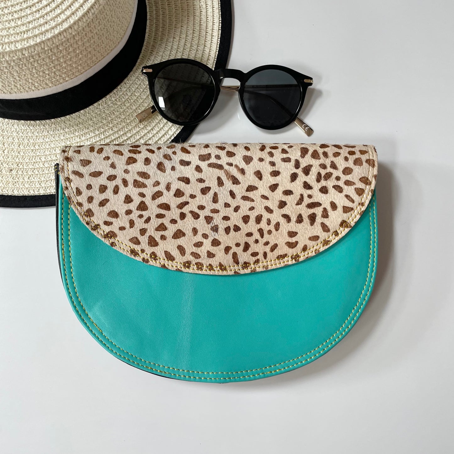 OUTLET Nephele Claire Bag Unique Handmade Recycled Sustainable Leather
