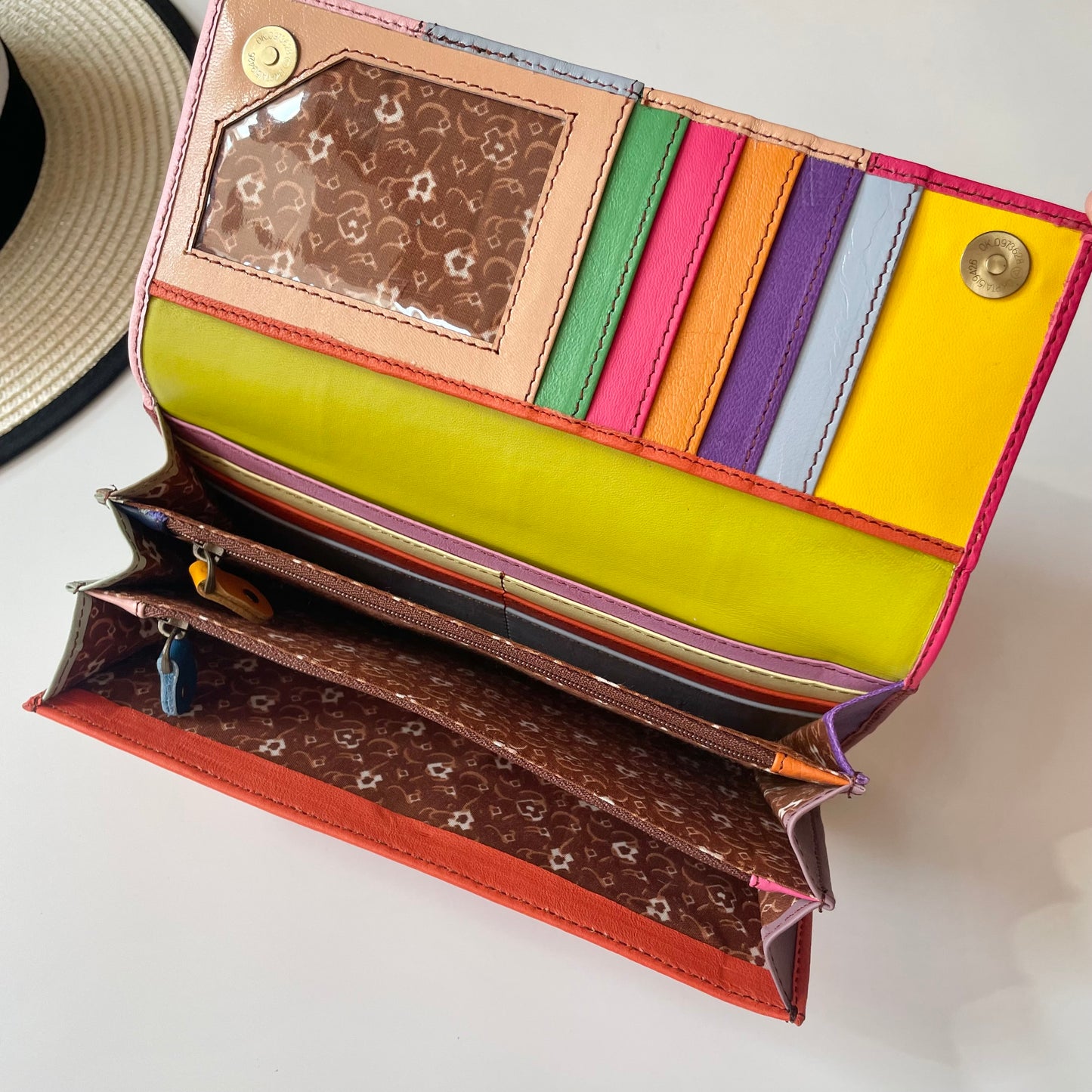 Nephele Lisa Purses Unique Handmade Recycled Sustainable Upcycled Leather Rainbow