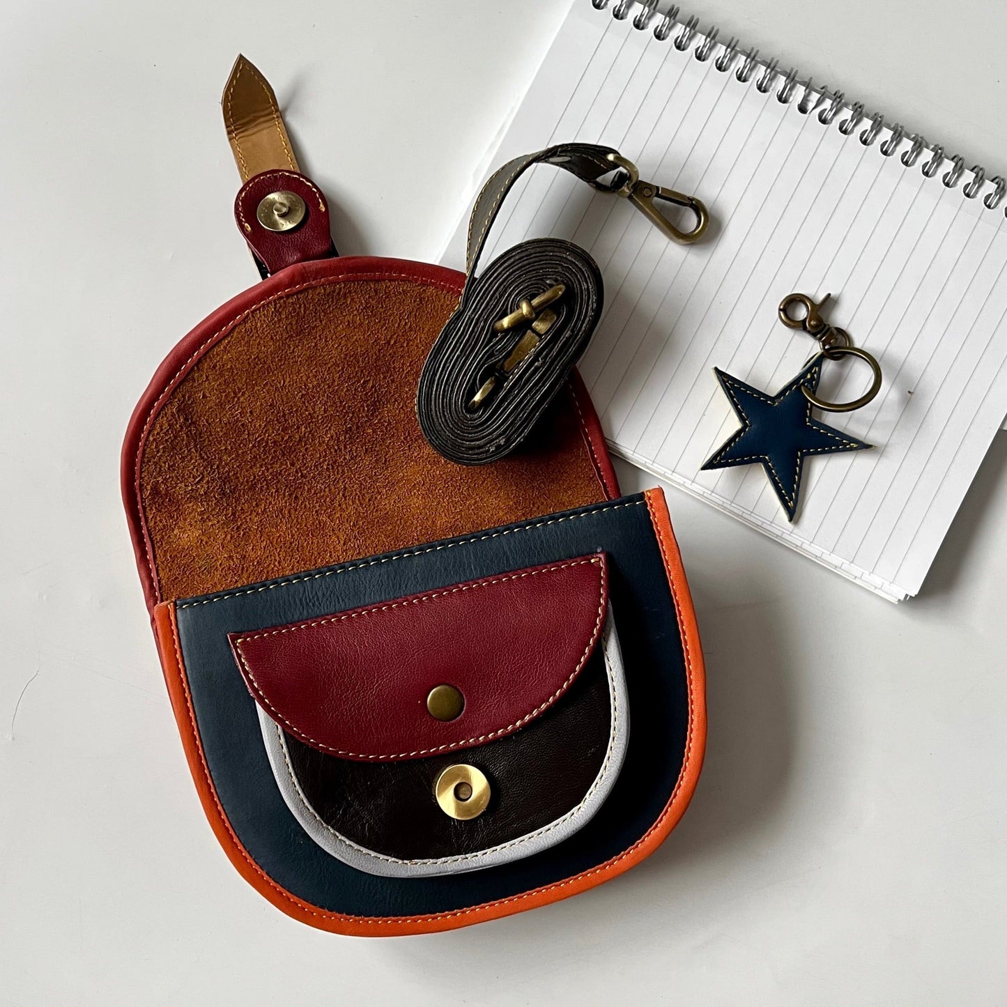 Nephele Olivia Bags Unique Handmade Recycled Sustainable Upcycled Leather
