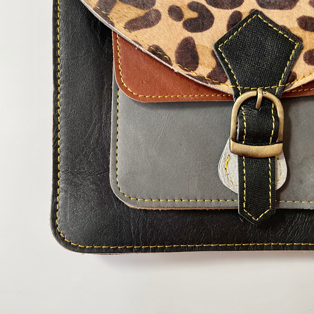OUTLET Nephele Dixie Bag Unique Handmade Recycled Sustainable Leather