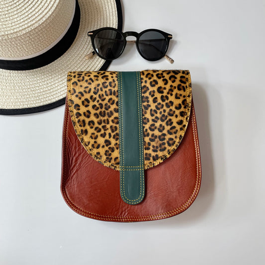 OUTLET Nephele Margot Bag Unique Handmade Recycled Sustainable Leather