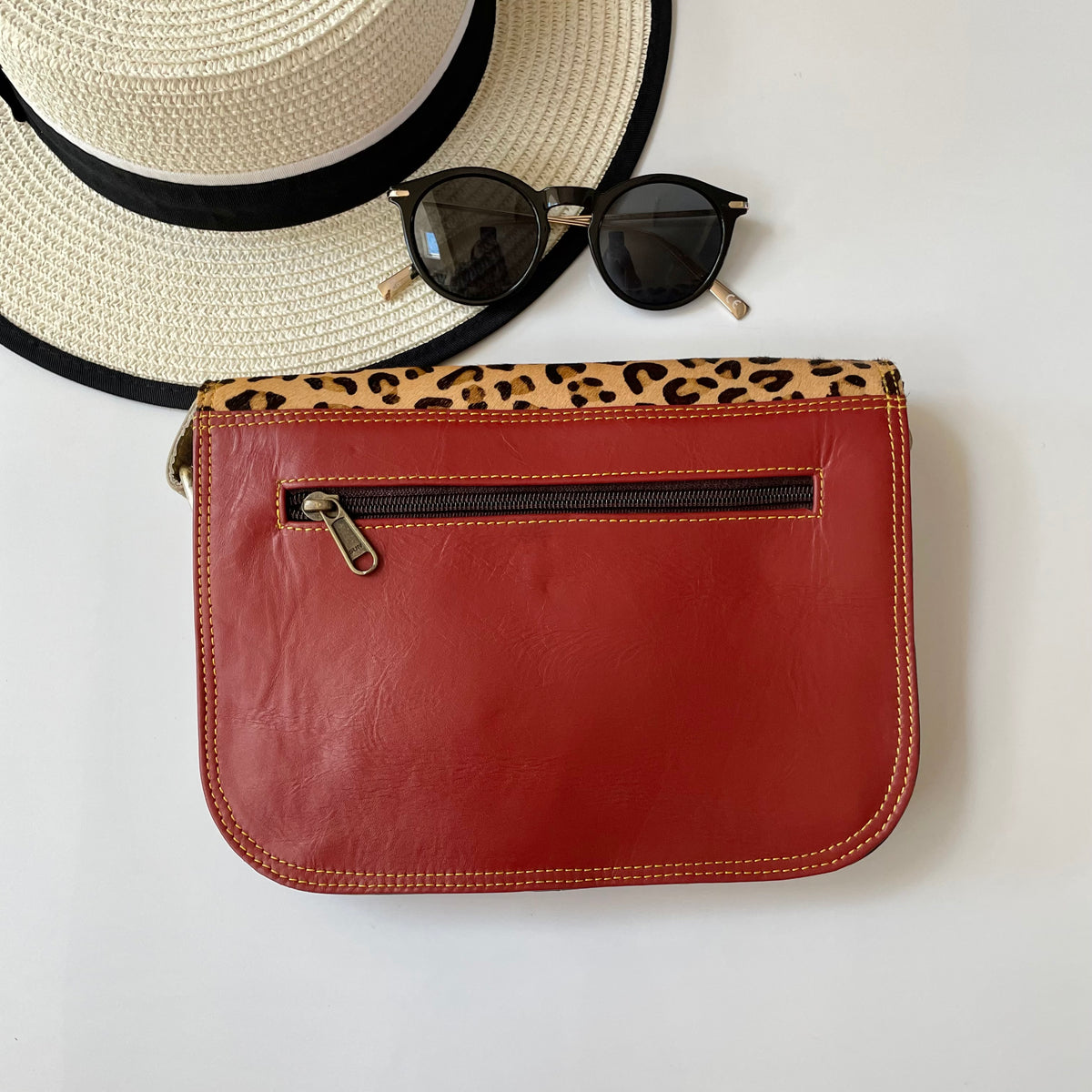 OUTLET Nephele Belle Bag Unique Handmade Recycled Sustainable Leather