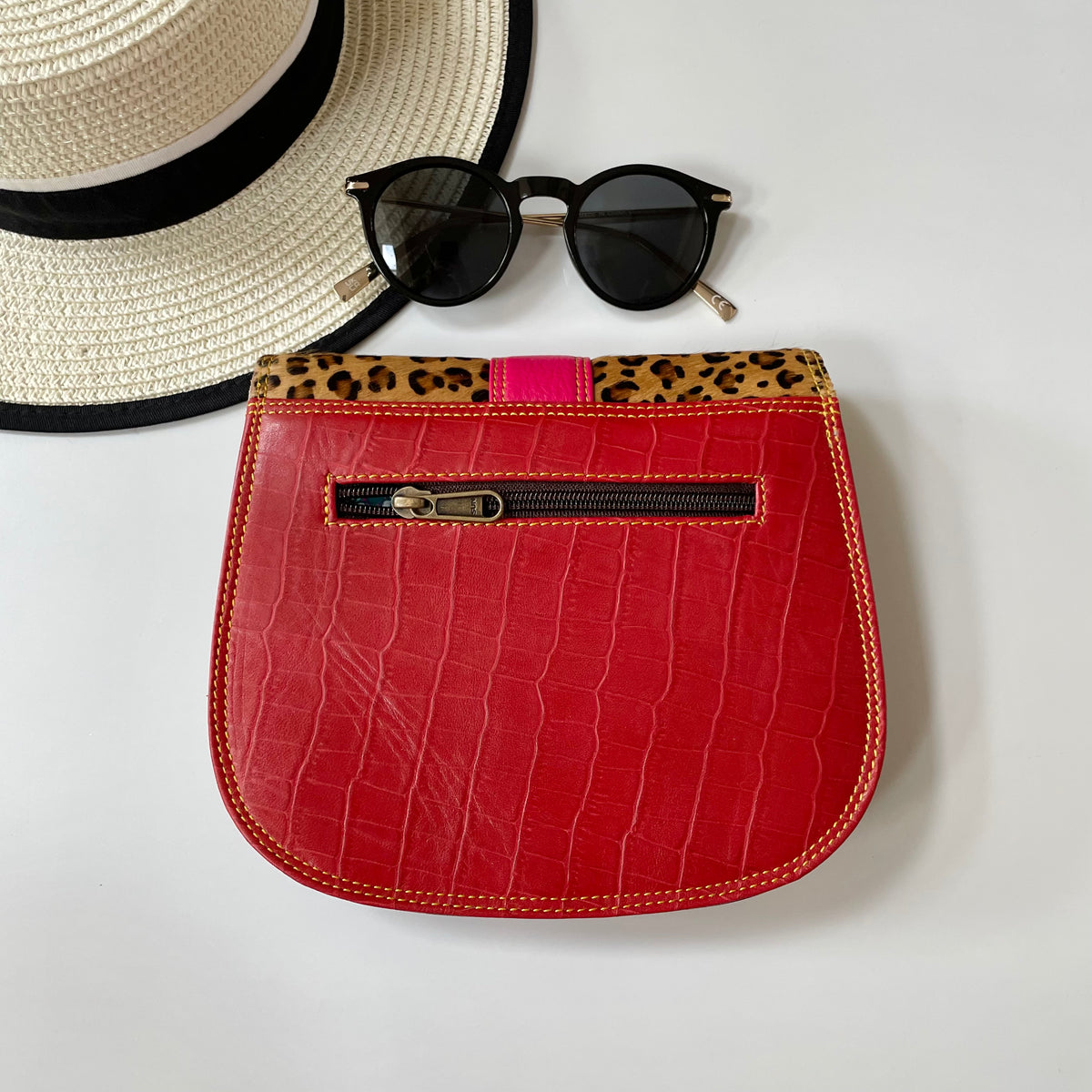 OUTLET Nephele Cecile Bag Unique Handmade Recycled Sustainable Leather