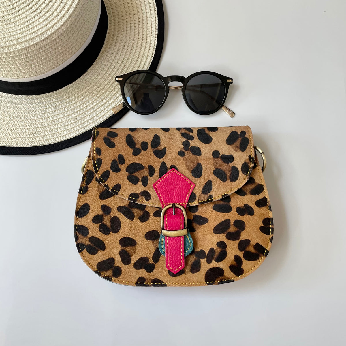 NEW Nephele Tallulah Full Print Bags Unique Handmade Upcycled Sustainable Leather