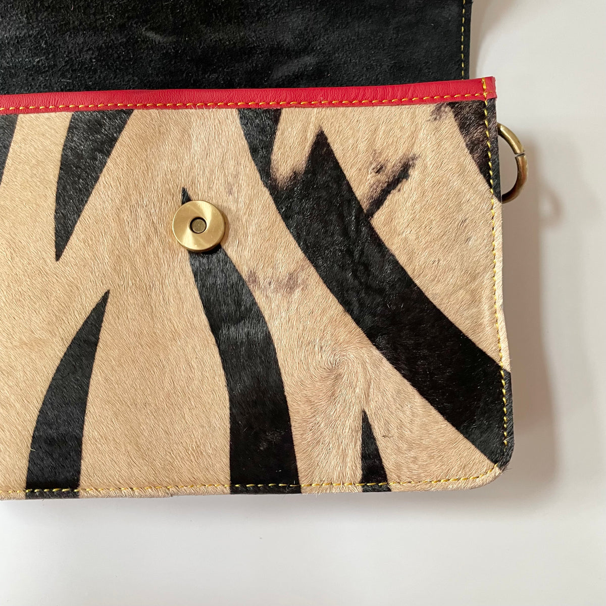 OUTLET Nephele Eadie Full Print Bag Unique Handmade Recycled Sustainable Leather