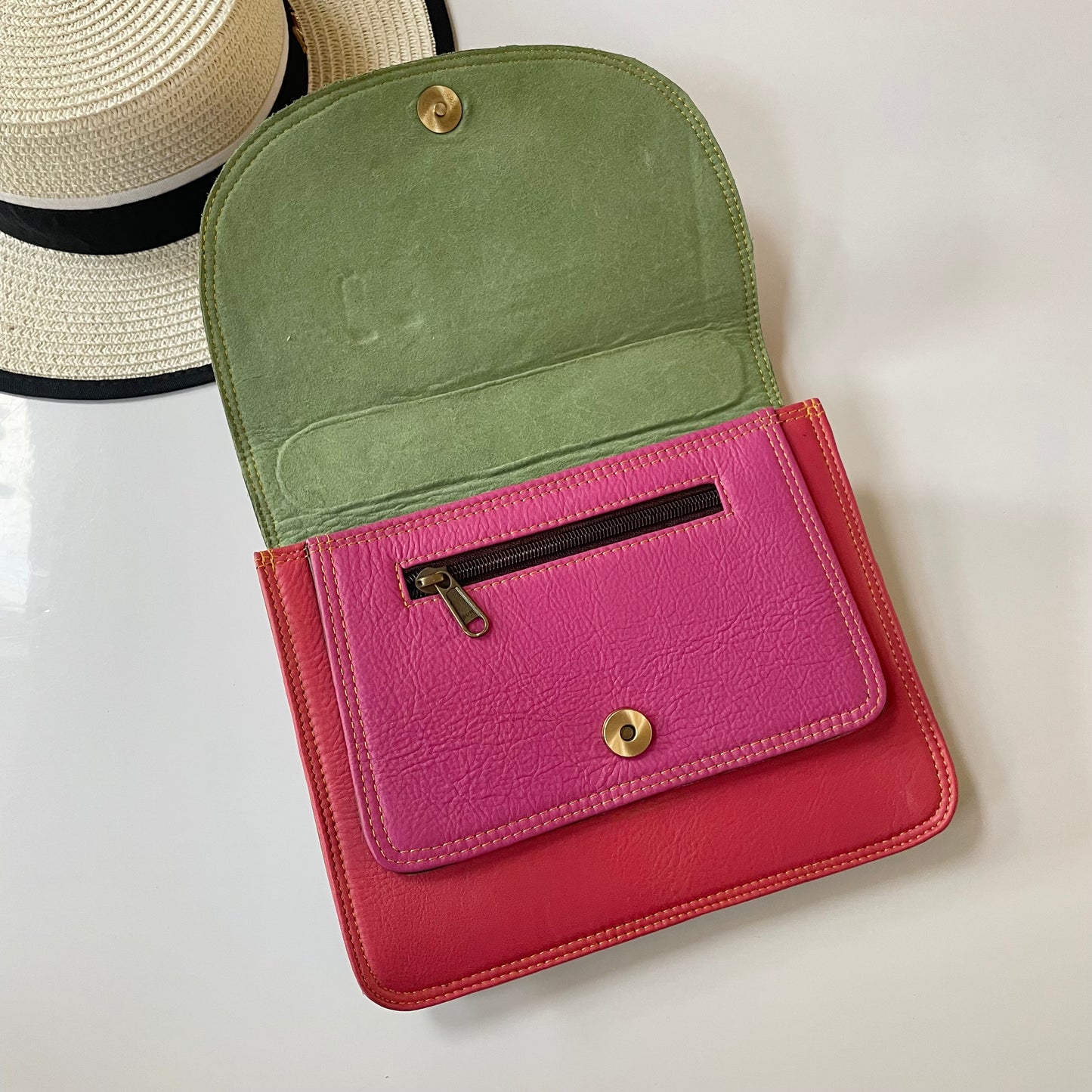 OUTLET Nephele Hana Bag Unique Handmade Recycled Sustainable Leather