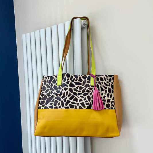 OUTLET Nephele Anya Bag Unique Handmade Recycled Sustainable Leather