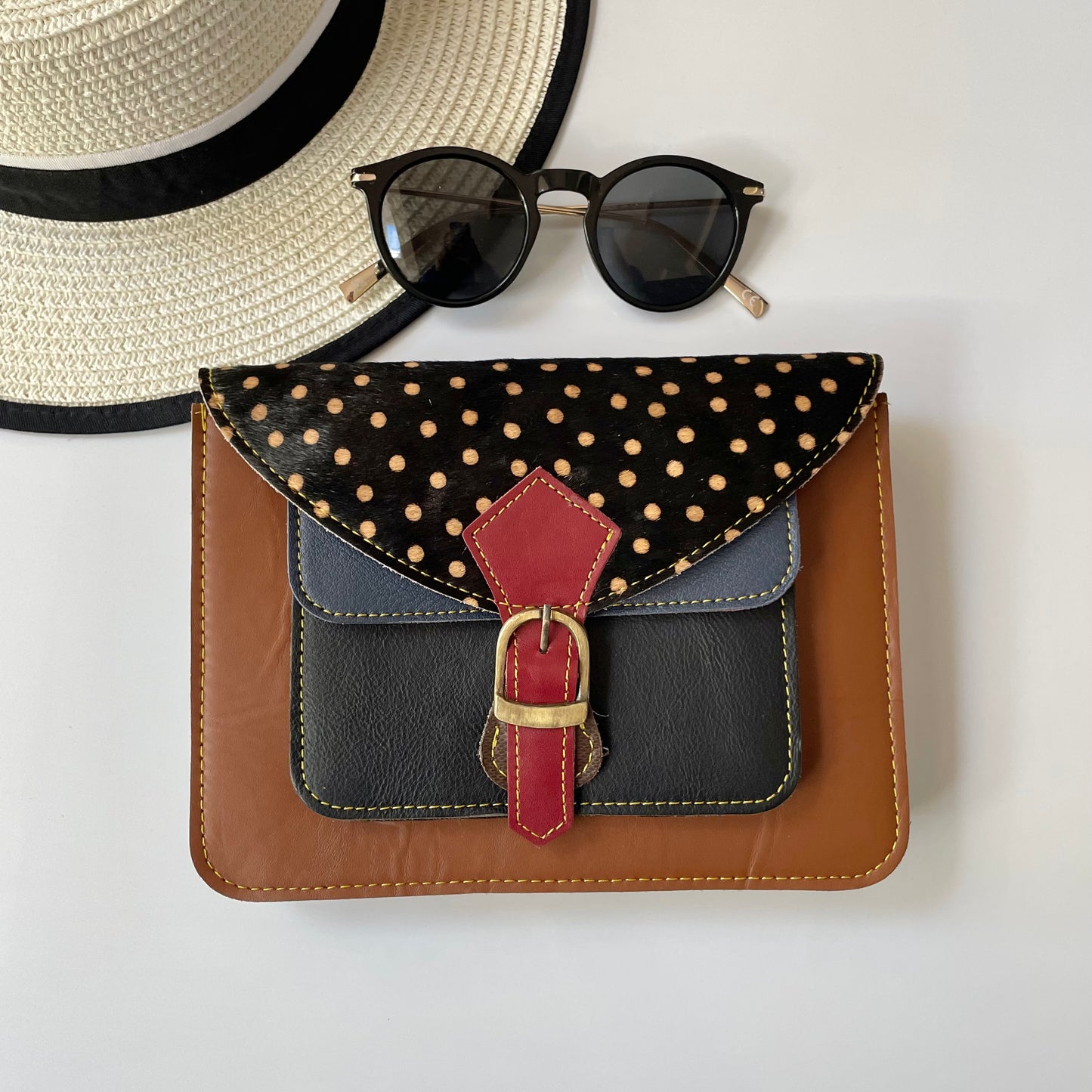 Nephele Dixie Bags Unique Handmade Recycled Sustainable Upcycled Leather